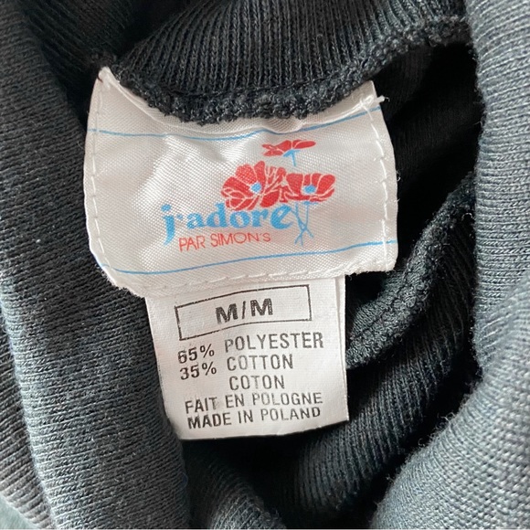 Vintage black lightweight turtleneck - Picture 2 of 4